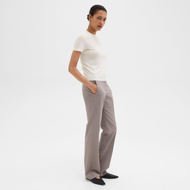 Theory Sweater Tee in Regal Wool outlook