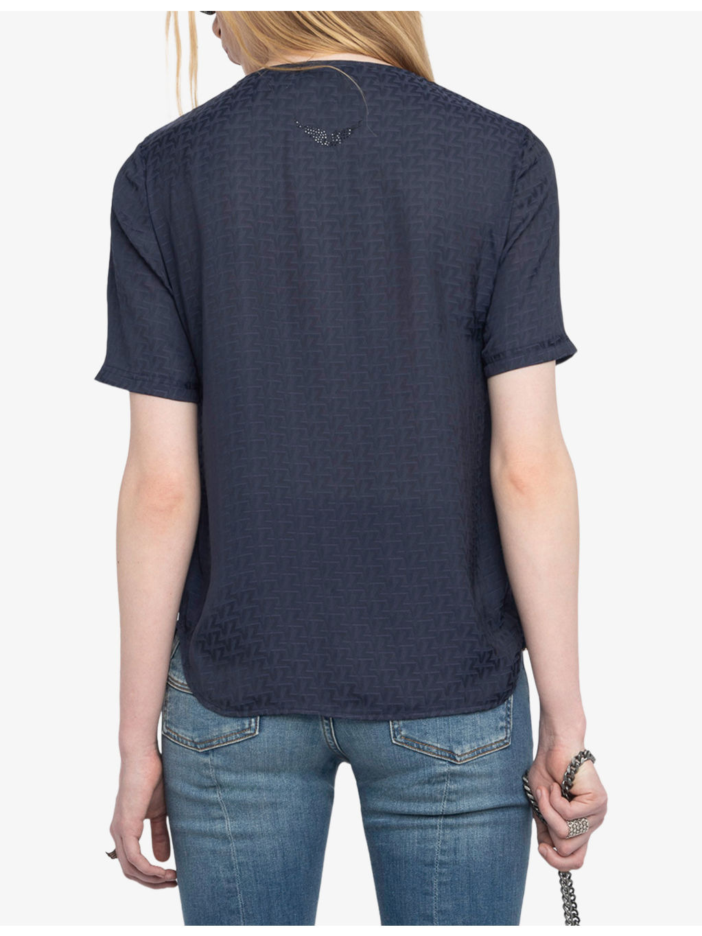 Terzo Monogram-Print Woven Top - 4
