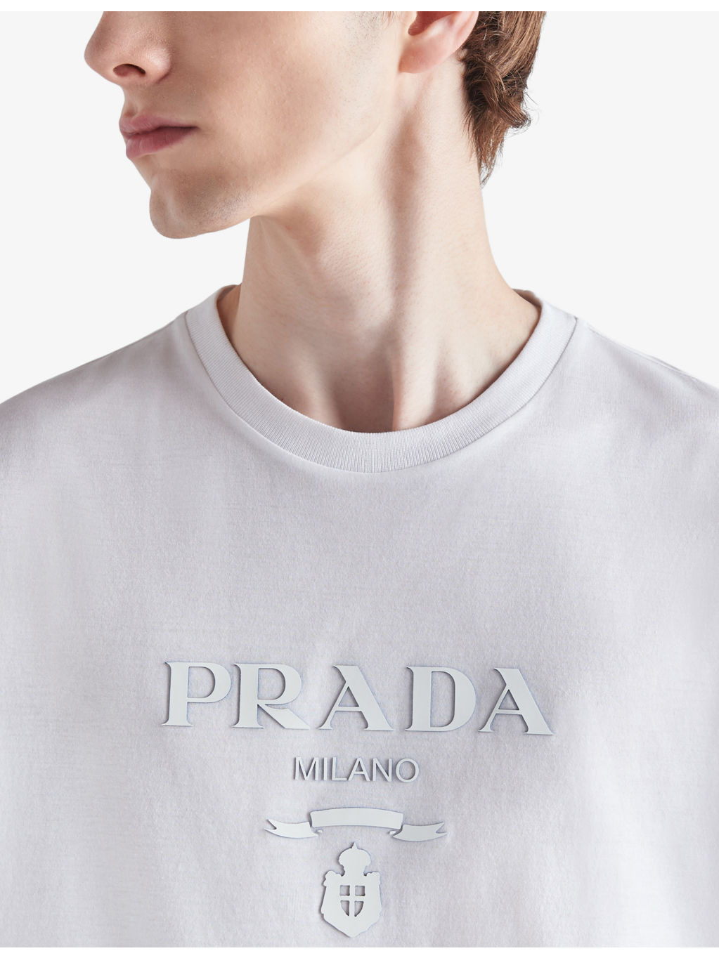 Brand-embroidered boxy-fit cotton T-shirt - 5