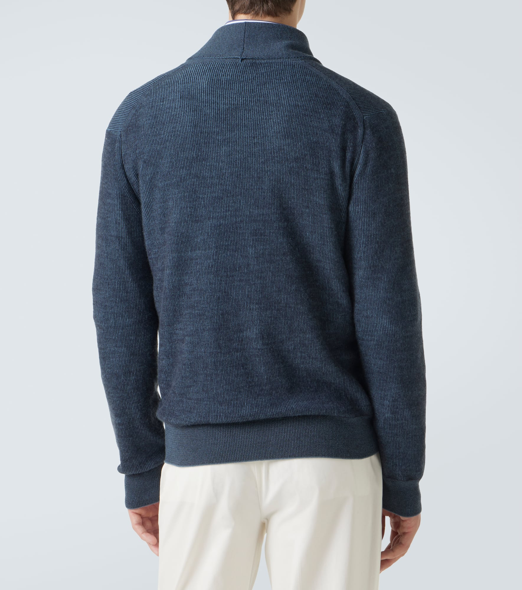 Cashmere and wool cardigan - 4