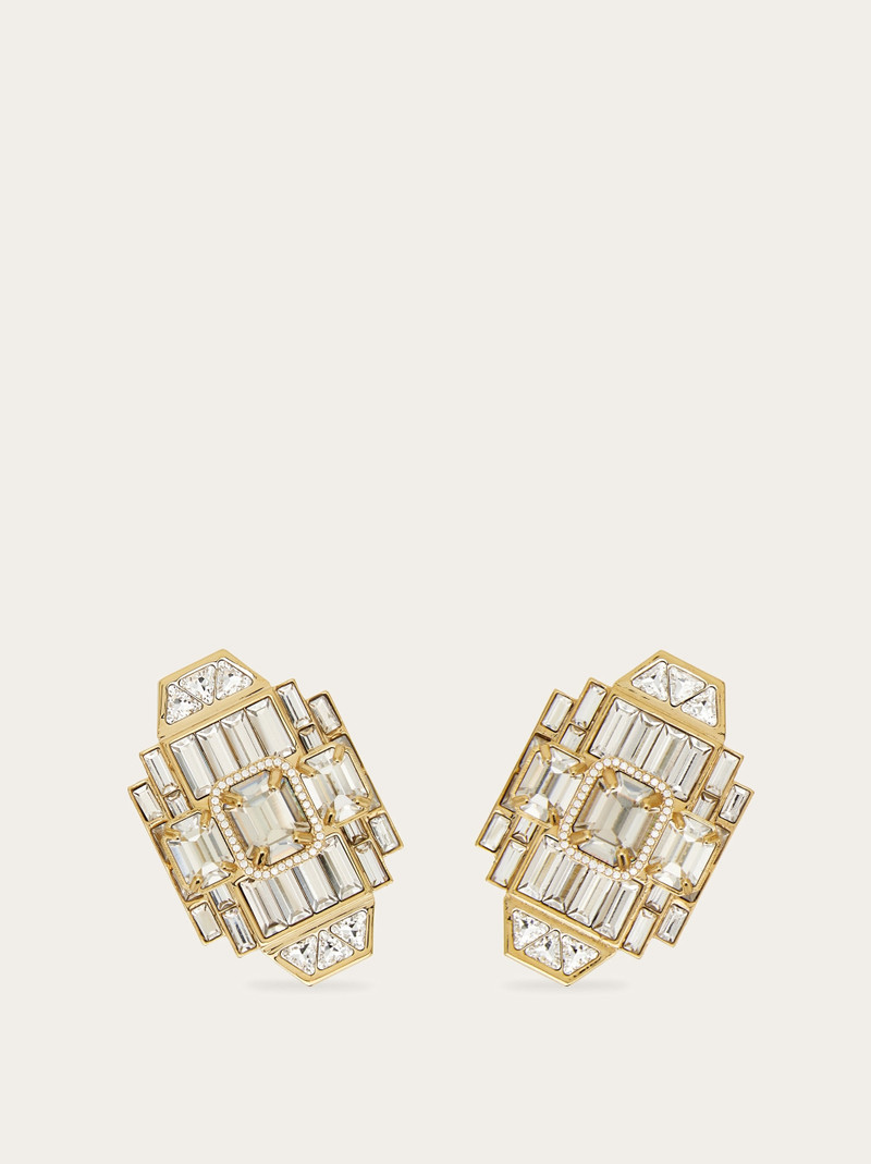 Déco earrings with crystals 1