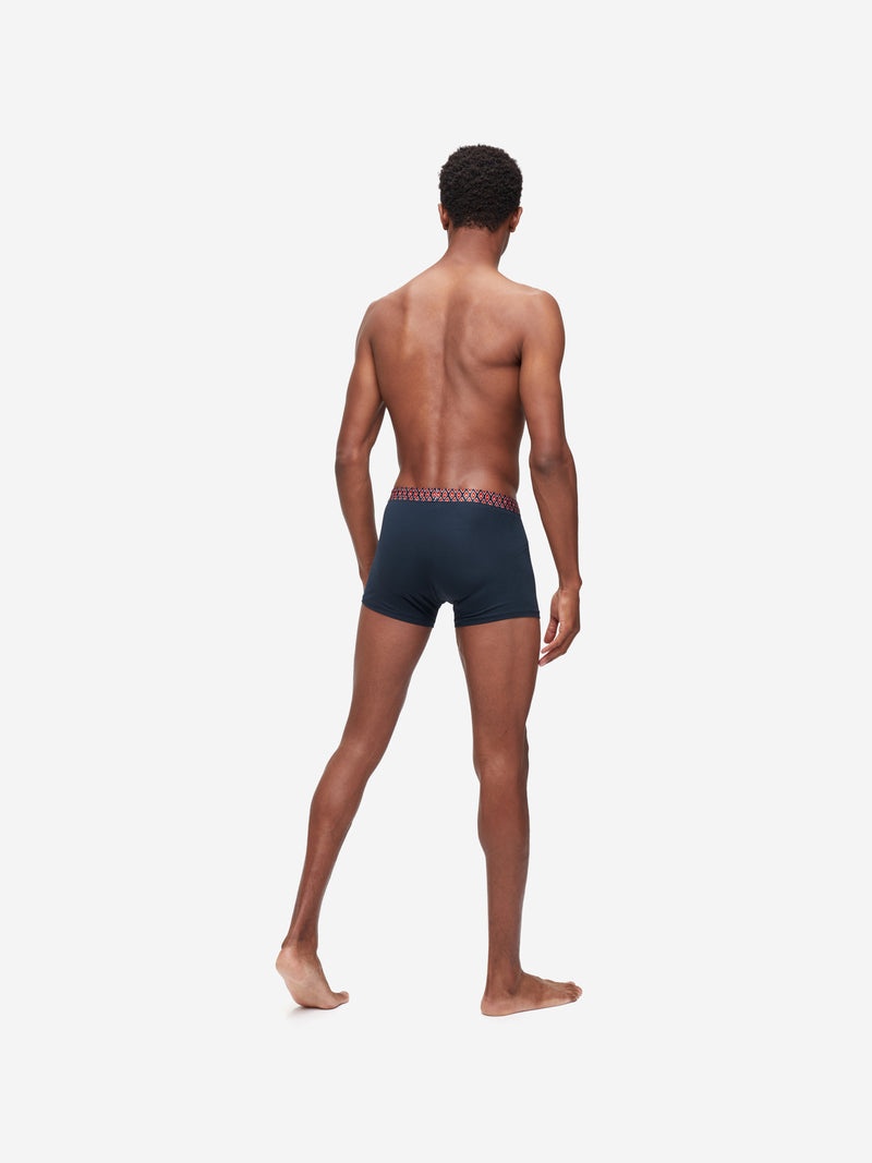Men's Boxer Briefs Band 52 Pima Cotton Stretch Navy - 5