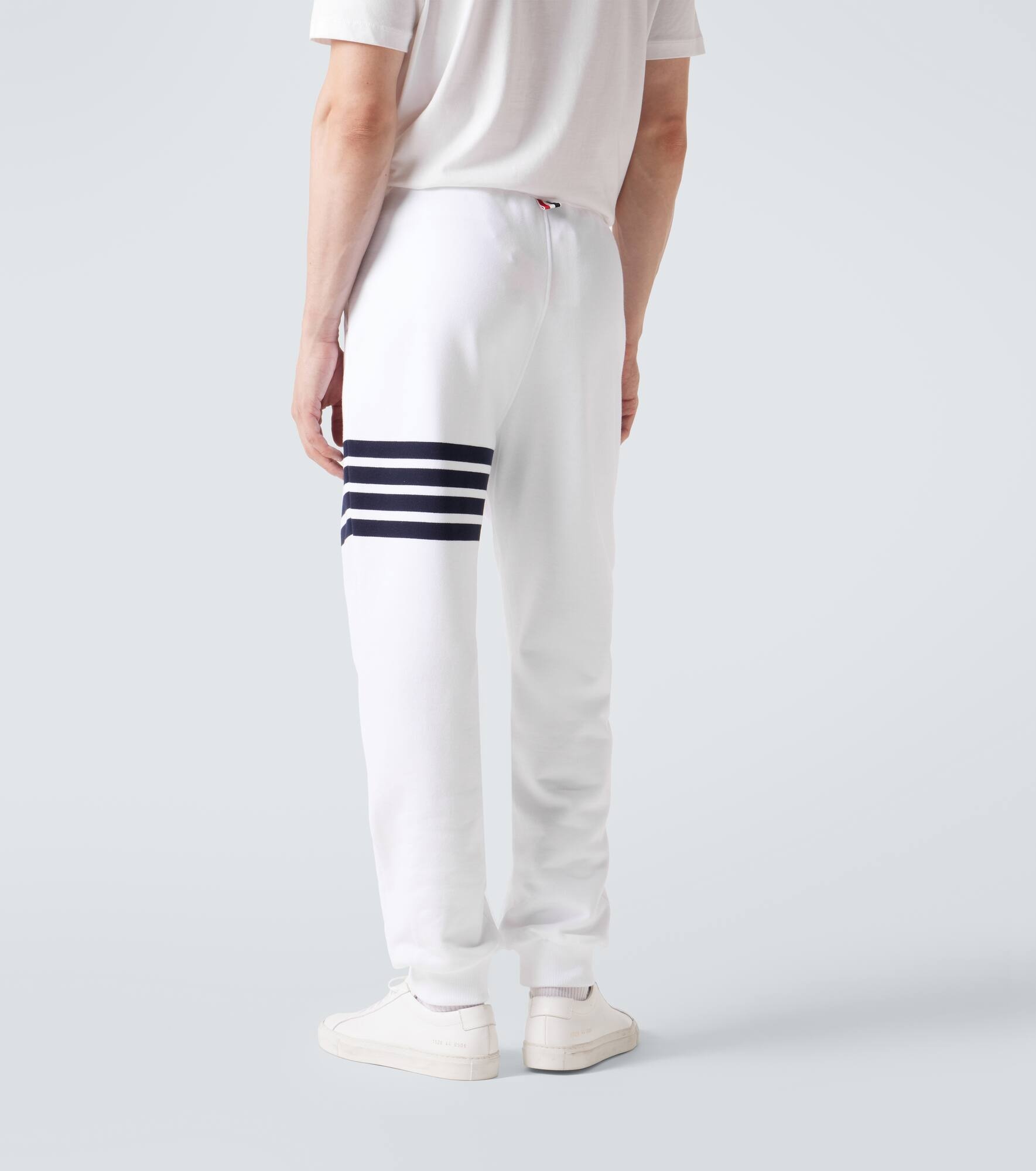 4-Bar cotton jersey sweatpants - 4