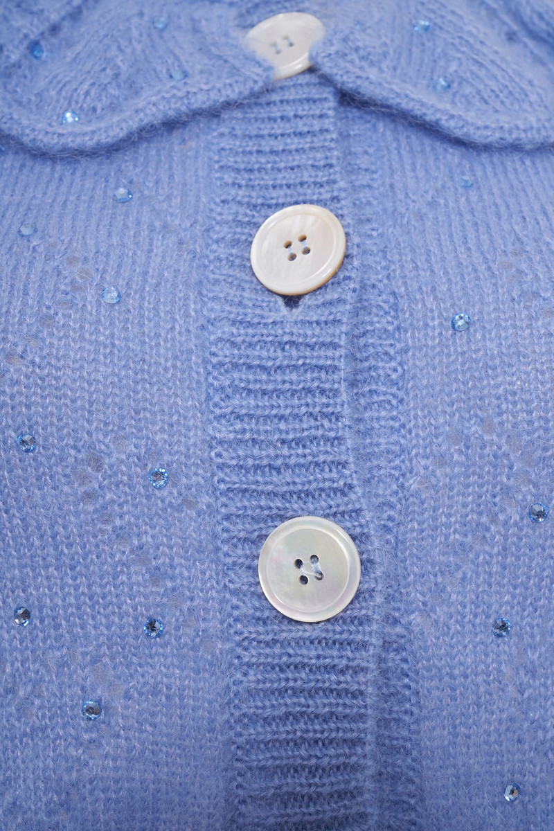 KNITTED MOHAIR TOP WITH HOTFIX 3