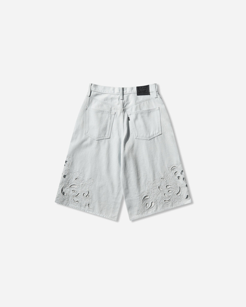 Levi's Women's Blue Tab Embroidered Bandit Shorts Blue outlook