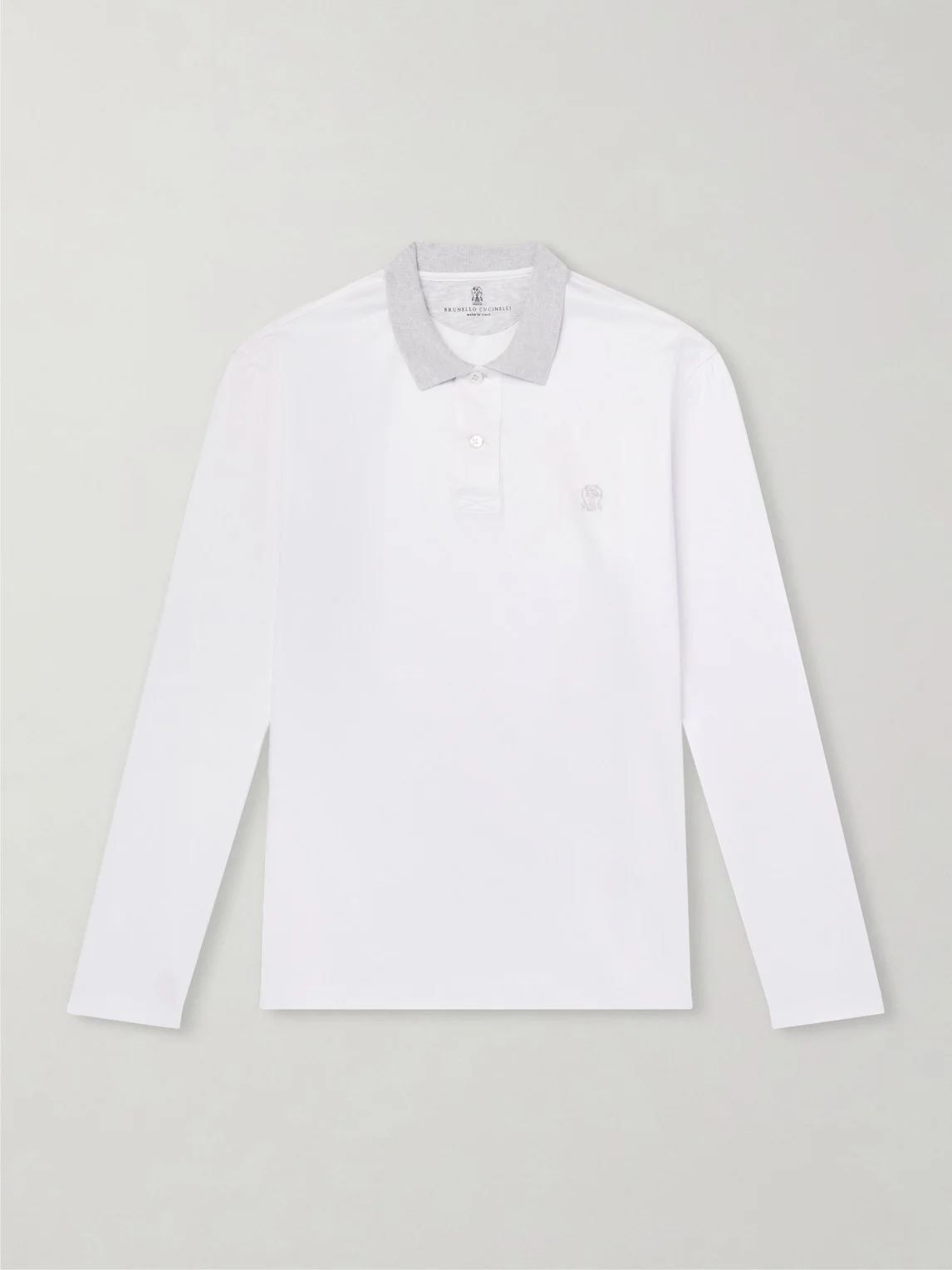 Logo-Appliquéd Cotton-Piqué Polo Shirt - 1