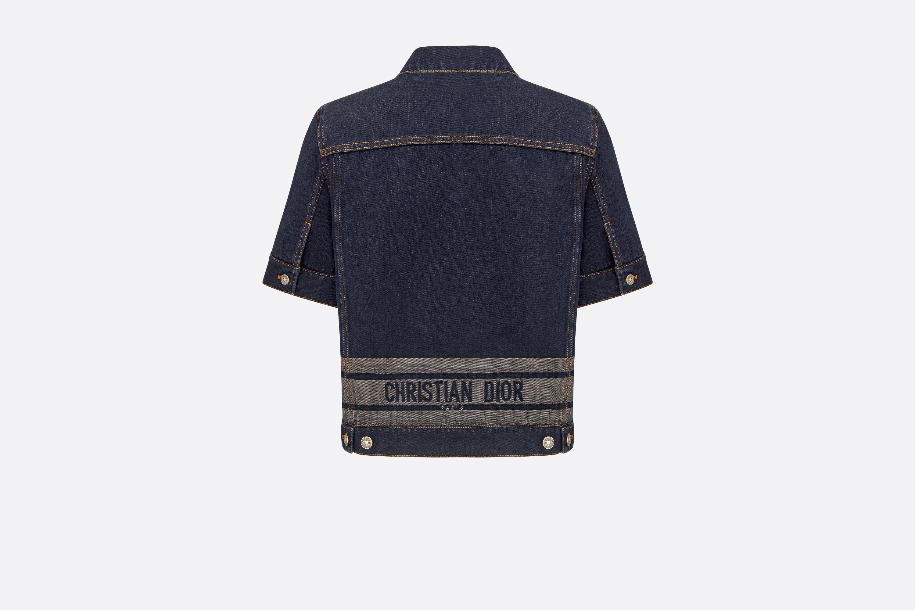 Dior Short-Sleeved Denim Couture Jacket | REVERSIBLE