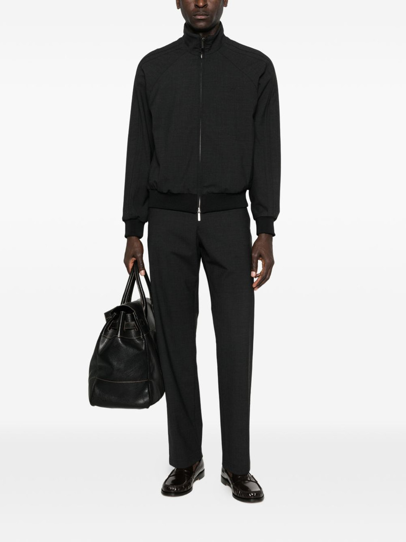 EMPORIO ARMANI zip-up bomber jacket outlook