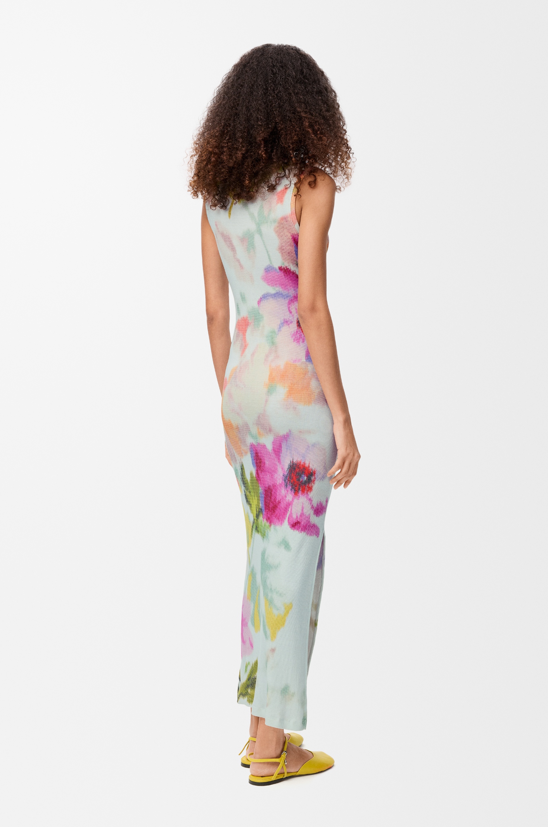 Tank dress in silk and cotton - 3