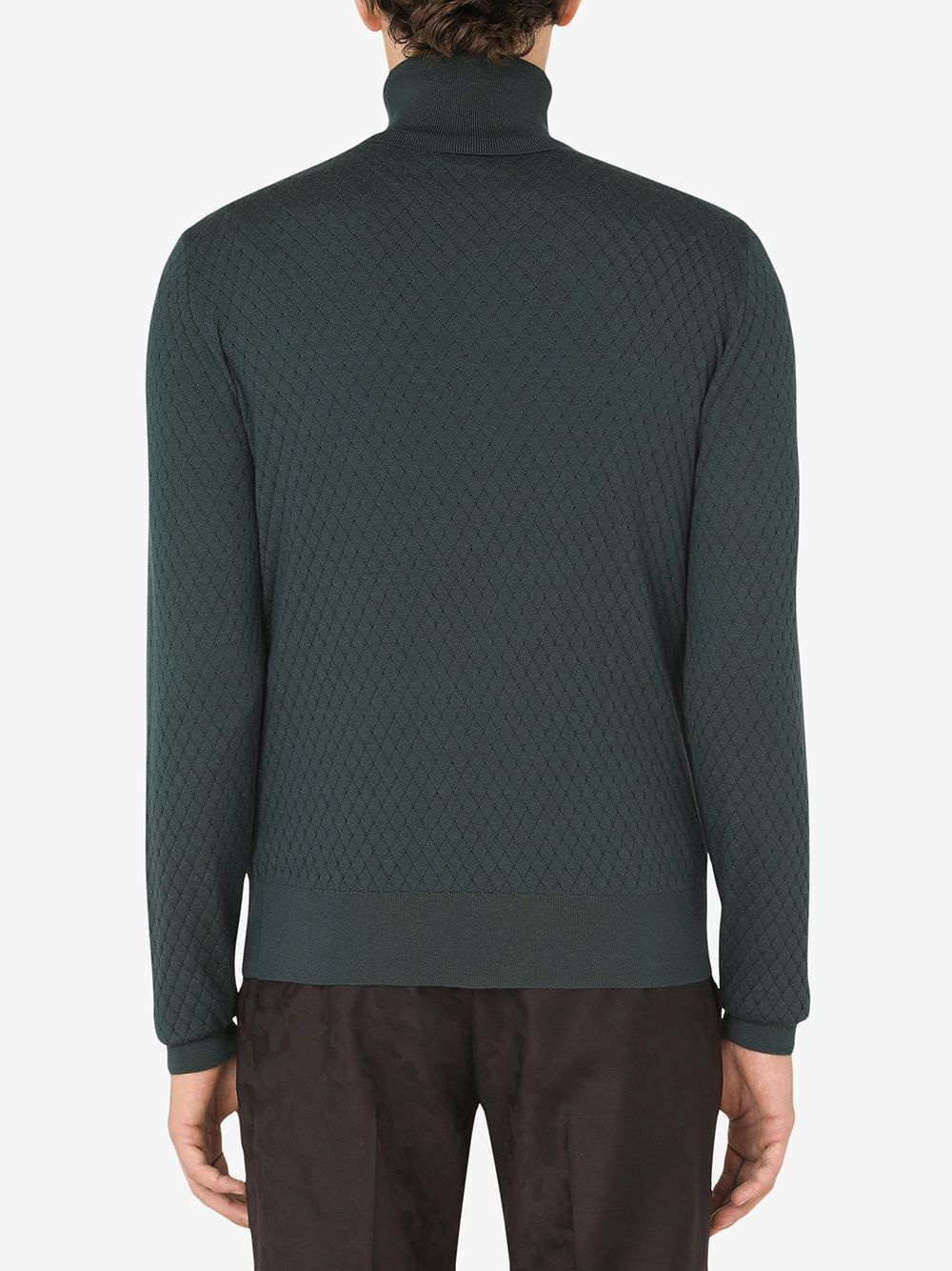turtleneck cashmere-blend jumper - 4