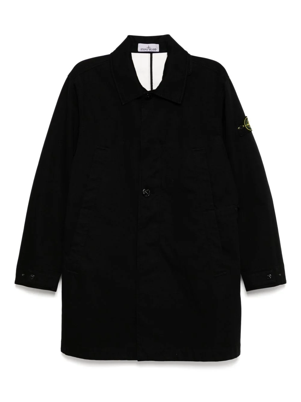 cotton trench coat - 1
