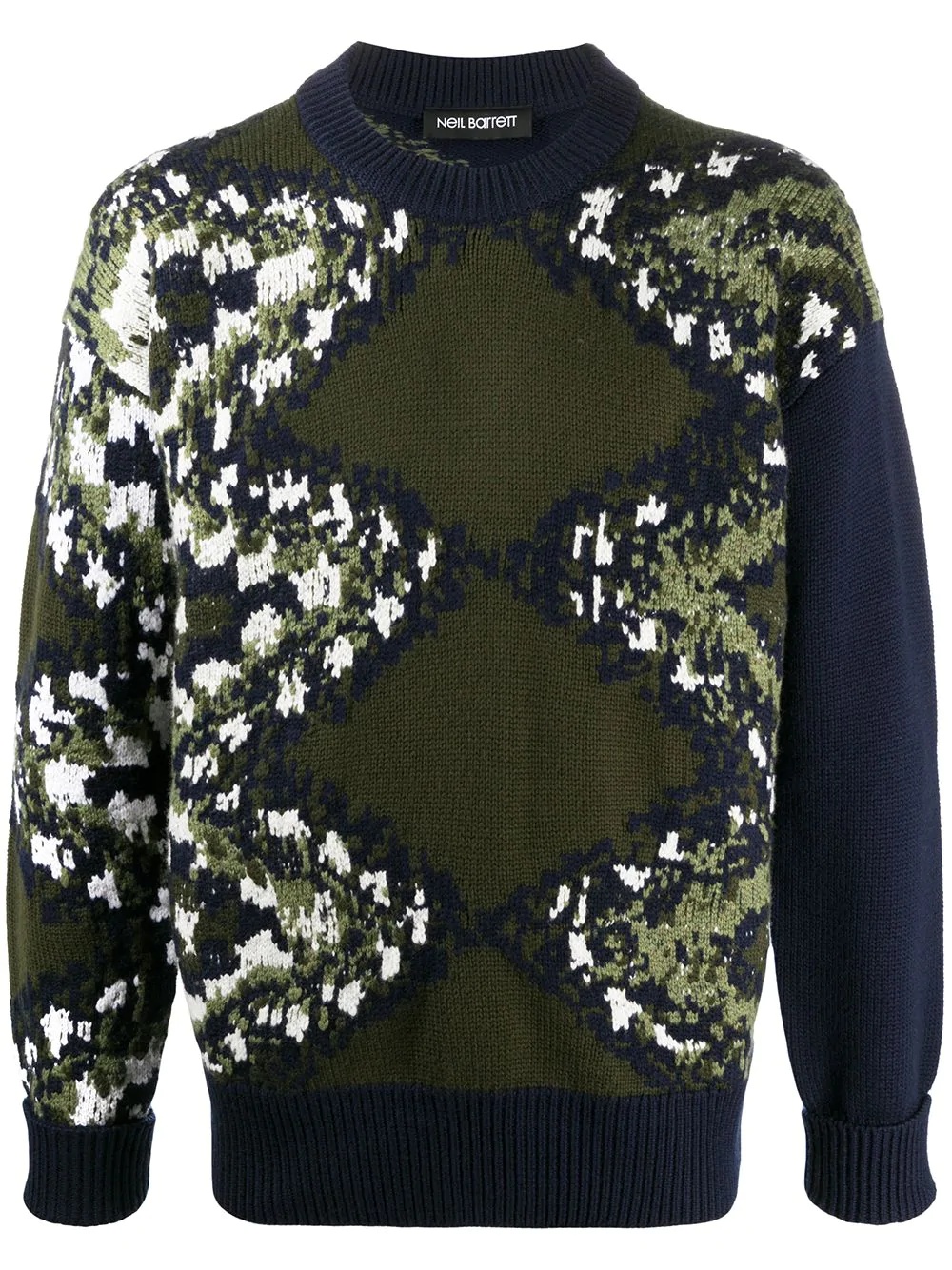 knitted pattern jumper - 1