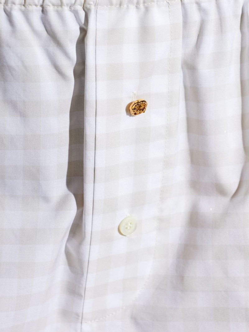 gingham-pattern shorts 5