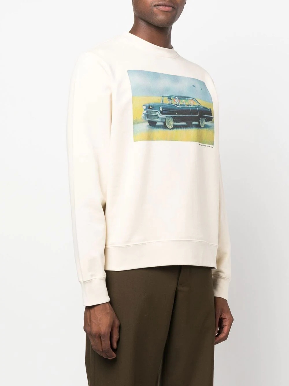 graphic-print crew-neck sweatshirt - 3