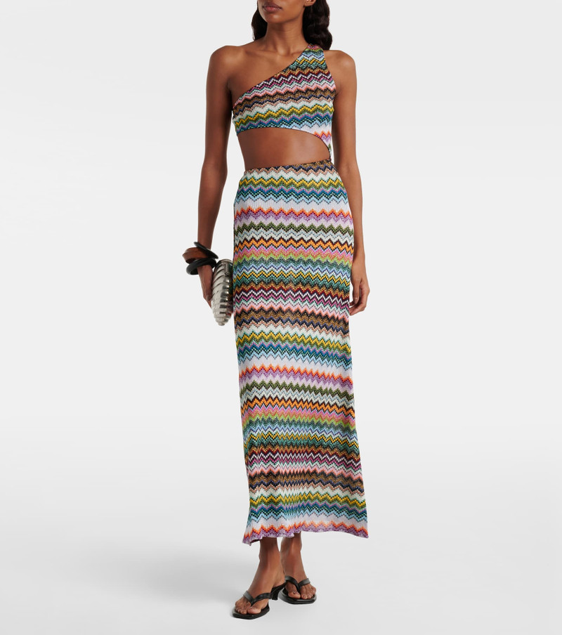 Missoni Zig Zag lamé beach cover-up outlook