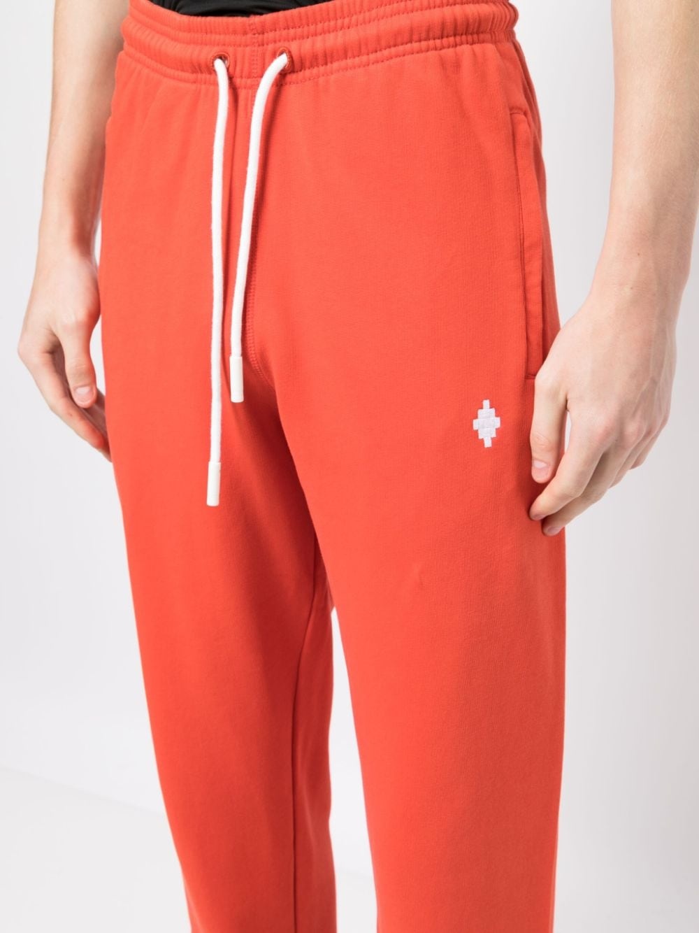 logo-print cotton track pants - 5