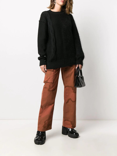 Junya Watanabe long-sleeved chunky knit jumper outlook