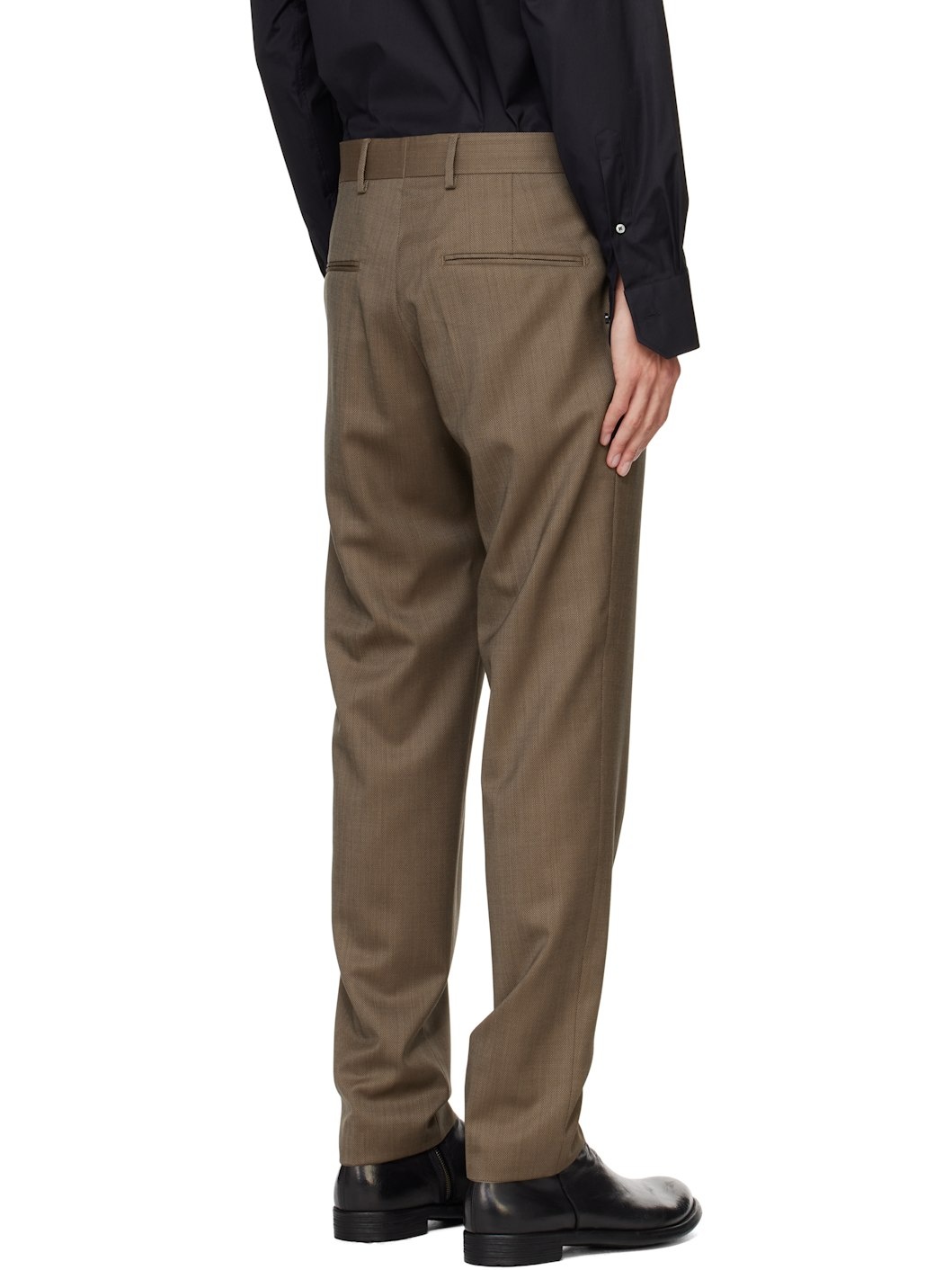 Brown Tenuta Trousers - 3
