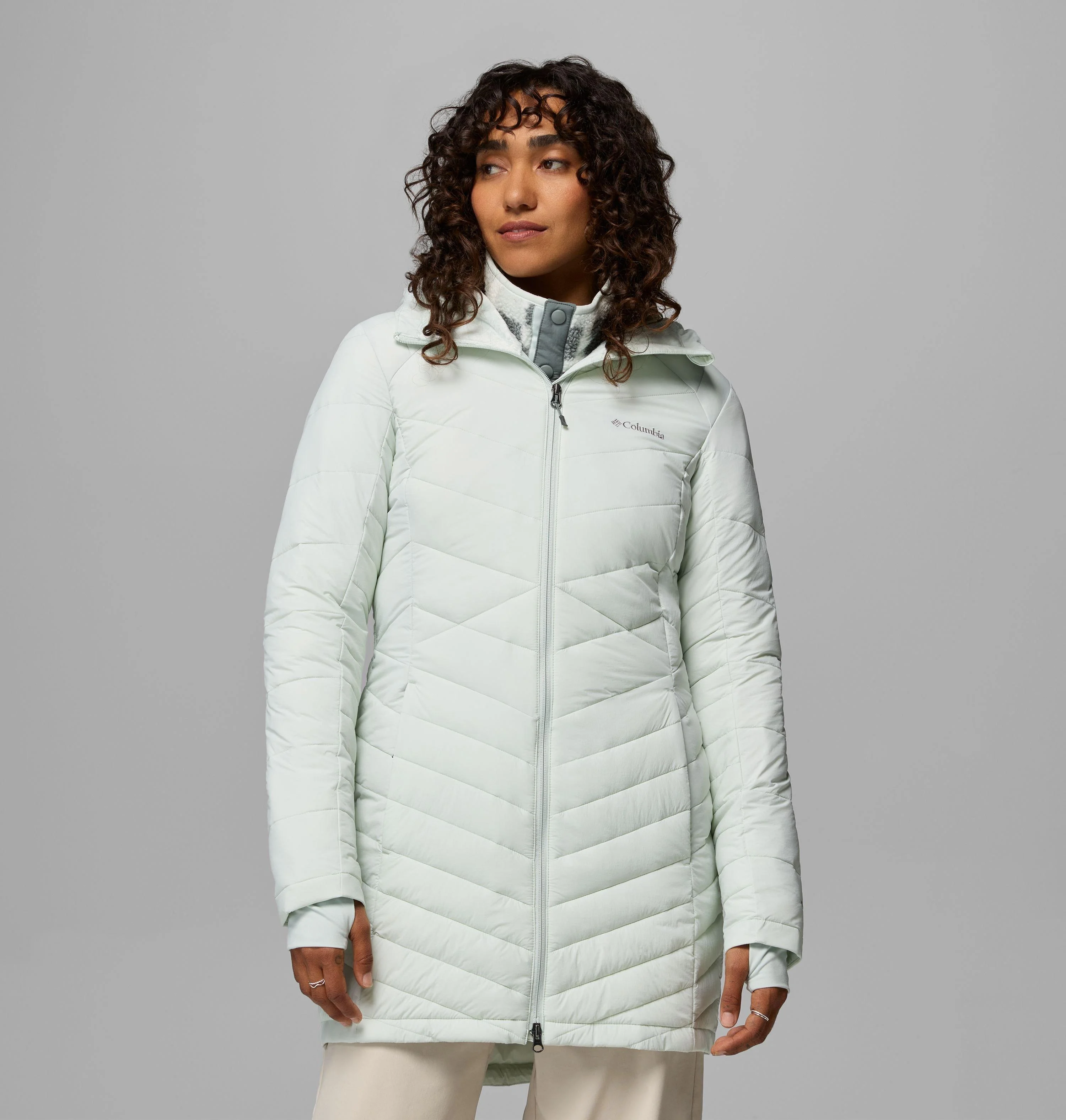 Women's Joy Peak II Mid Hooded Jacket - 1