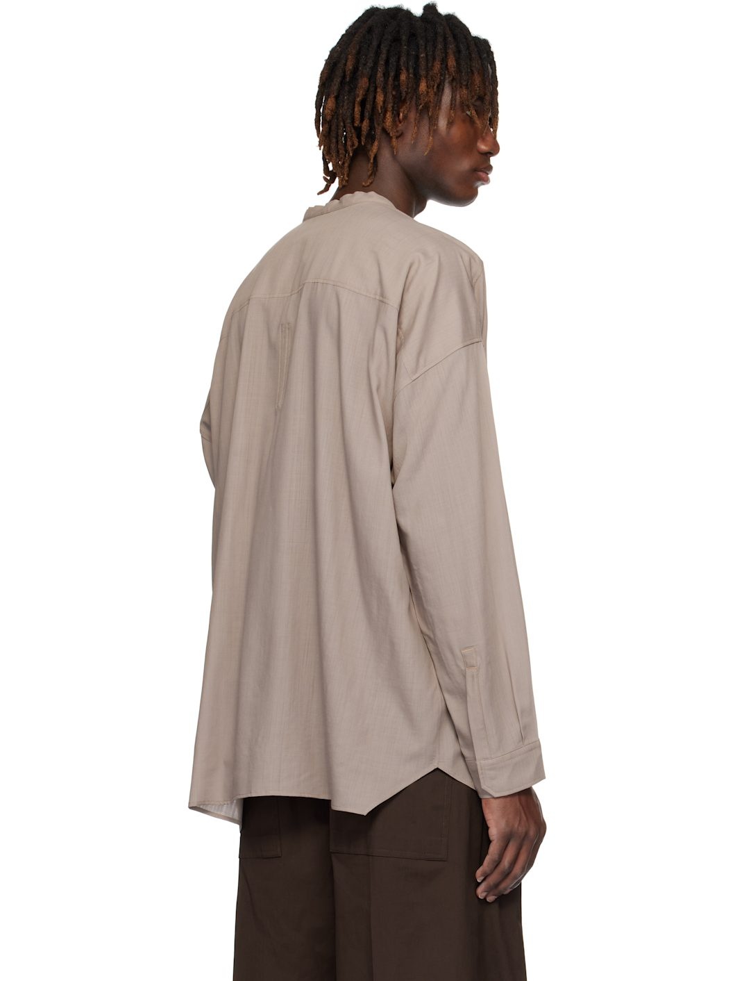 Taupe Hollywood Lido Larry Shirt - 3