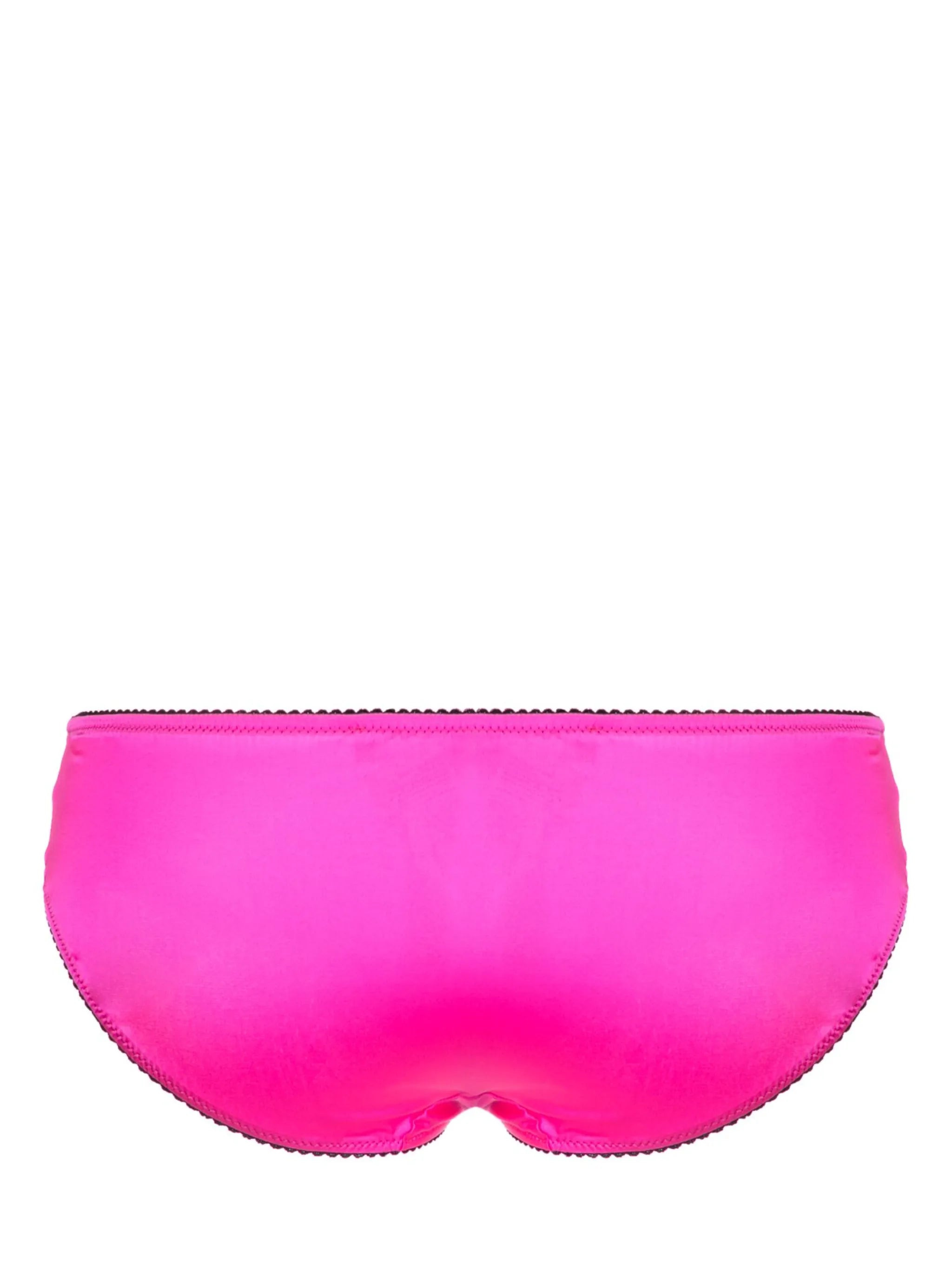 mid-rise satin briefs - 2