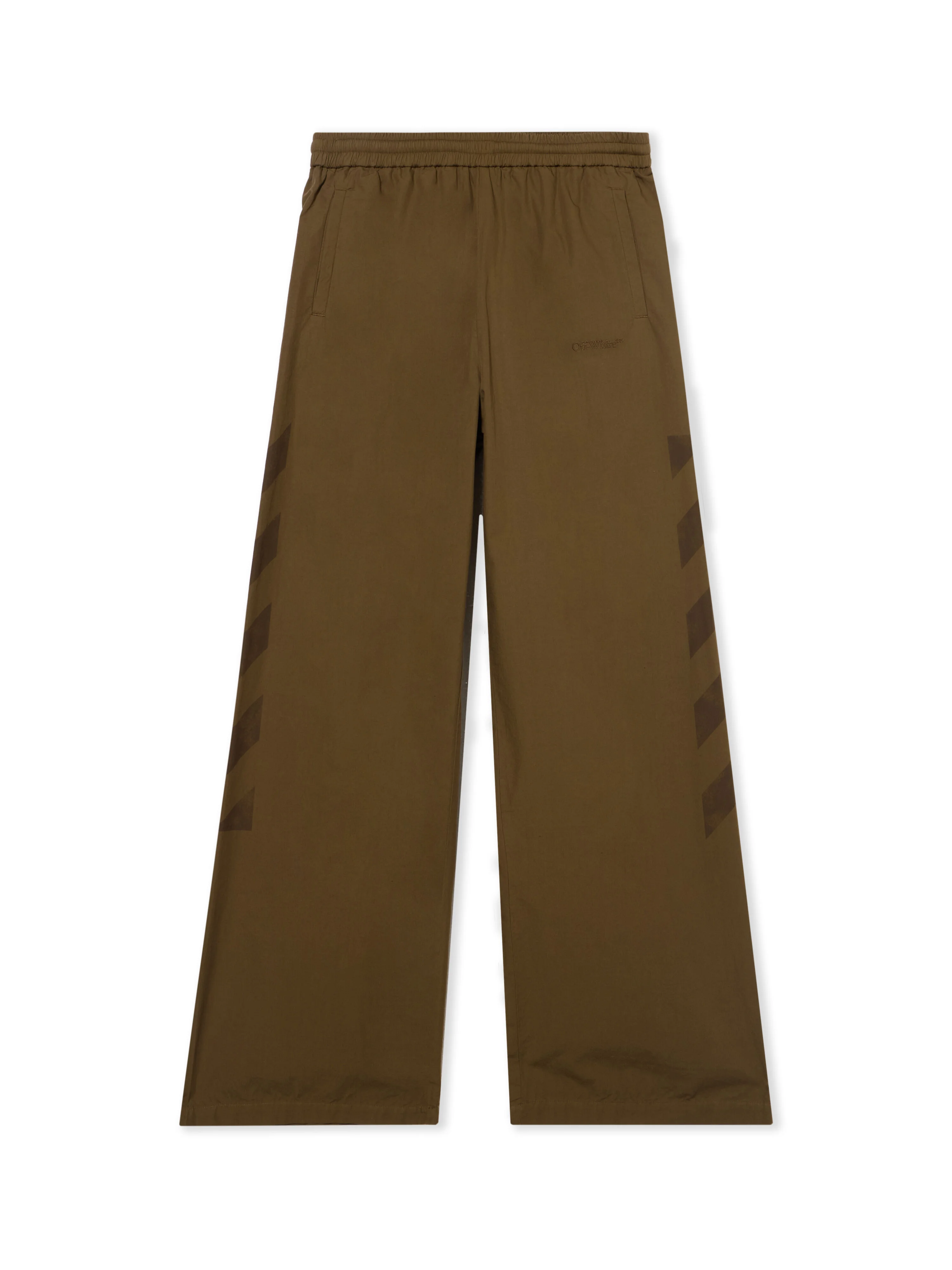 Diagonal Cotton Trackpants - 1