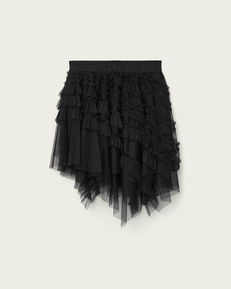 JAYDE RUFFLED TULLE MINI SKIRT 1