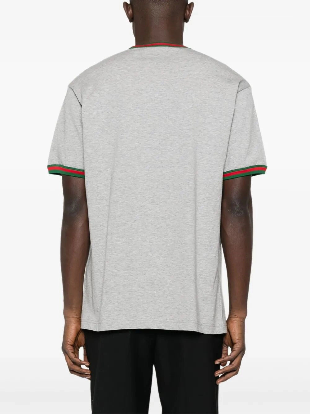 Gucci Men Short Sleeve Cotton Jersey T-Shirt - 4