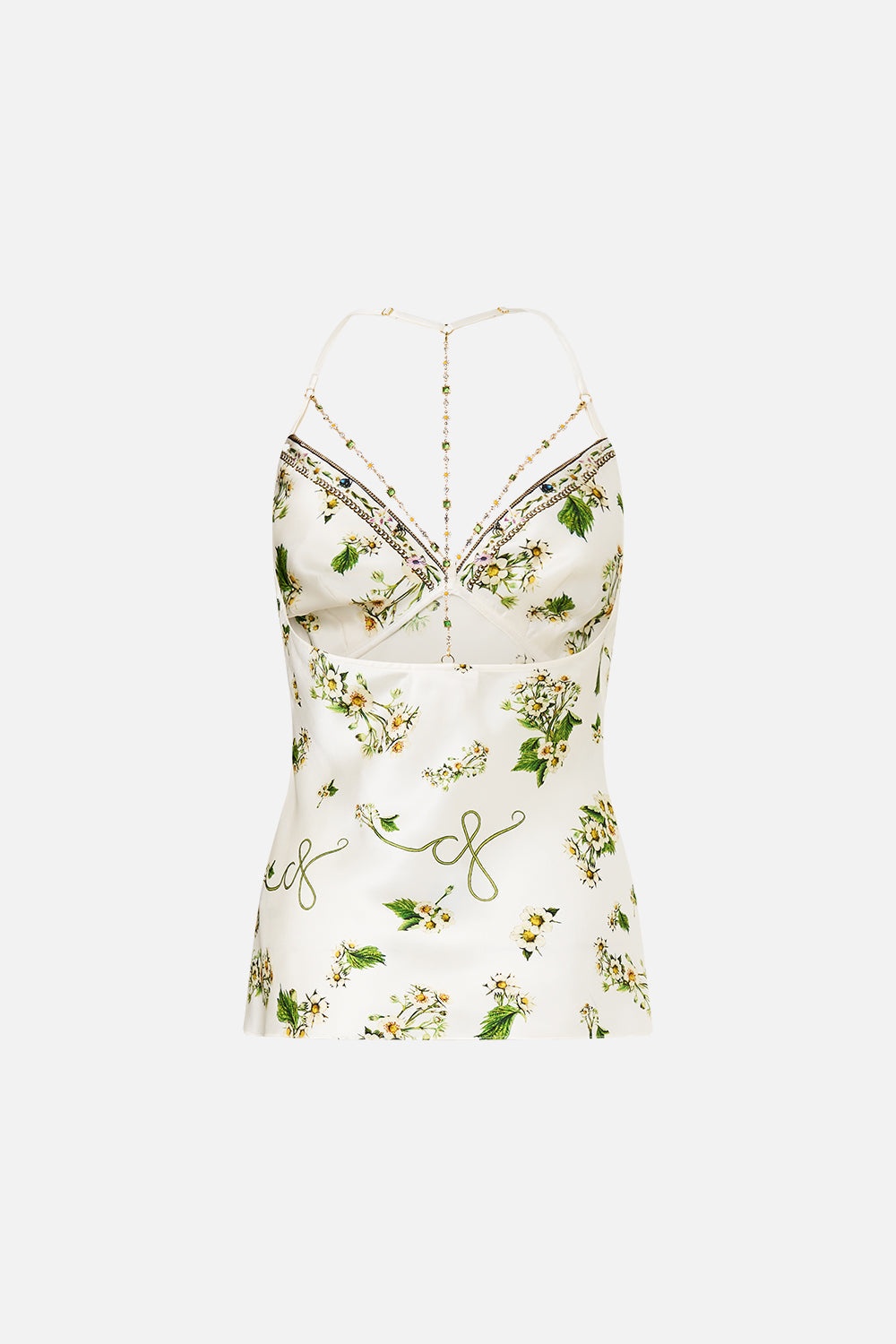 CHAIN DETAIL BIAS CAMI - 7
