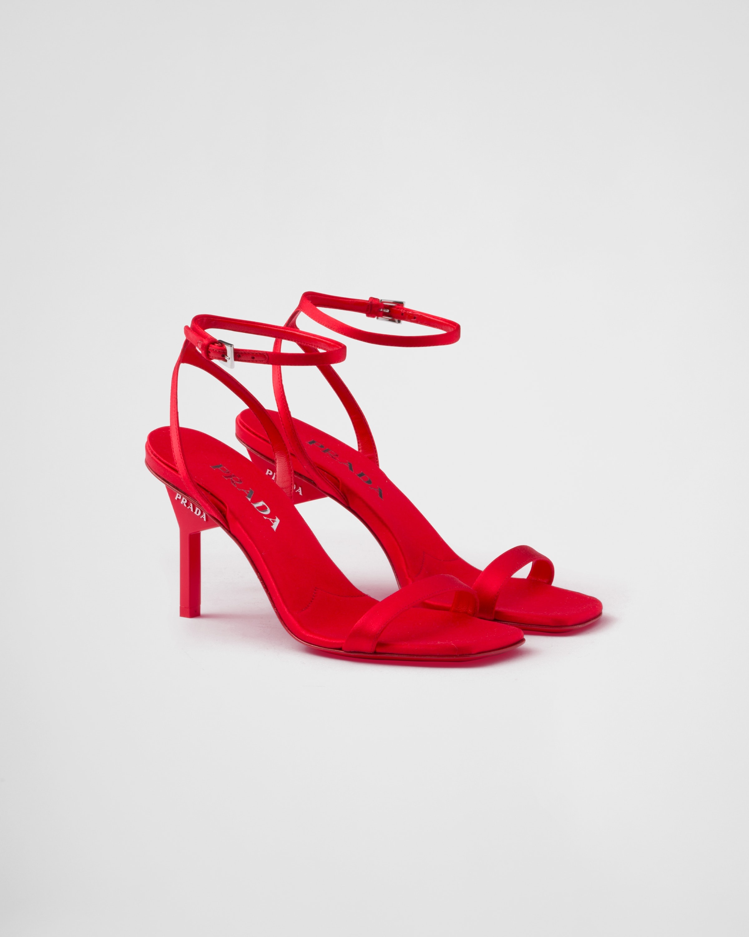 Prada Satin high-heeled sandals | REVERSIBLE