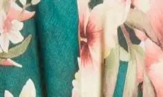 Lexi Tropical Floral Convertible Linen Midi Dress - 7