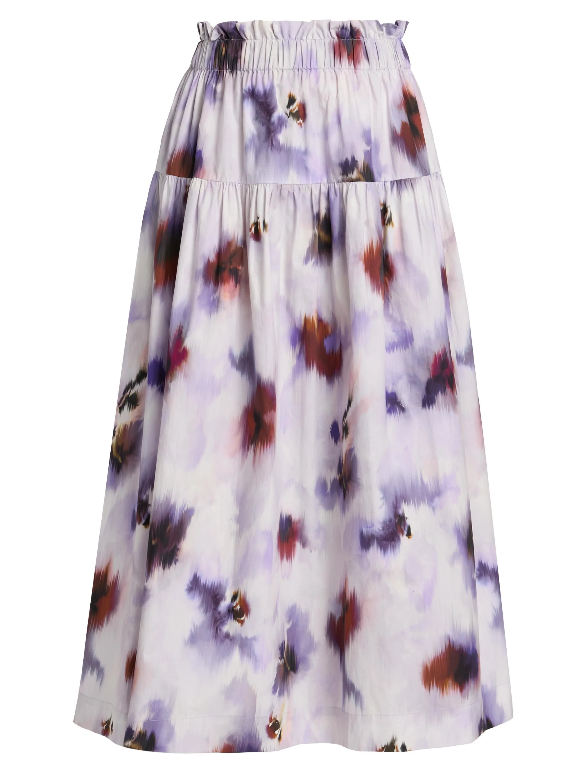 A. L.C. Women's Jayden Floral Cotton Maxi Skirt - Lilac Multi - 1
