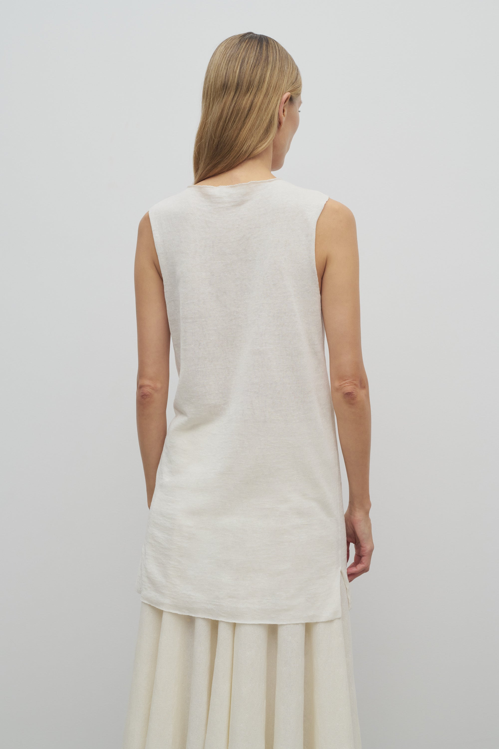 Jaylen Top in Linen and Cotton - 5