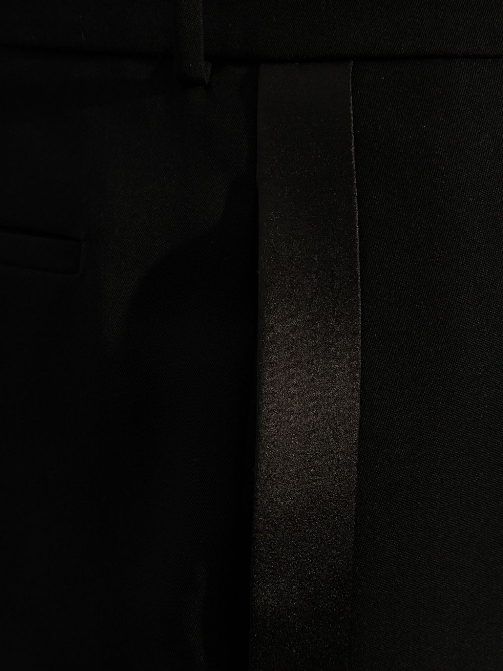 wide-leg tuxedo trousers - 5
