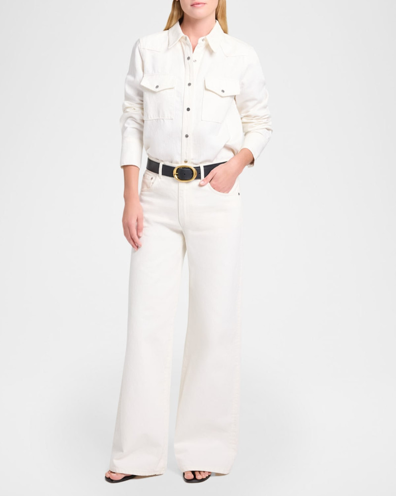TWP Tiny Dancer Wide-Leg Jeans outlook