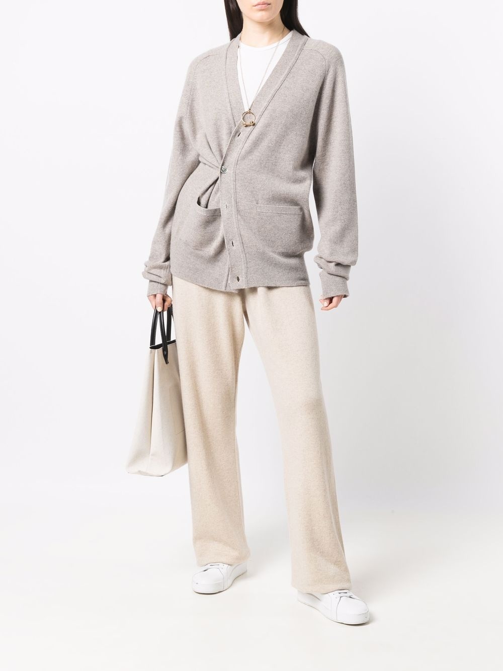 cashmere track trousers - 3