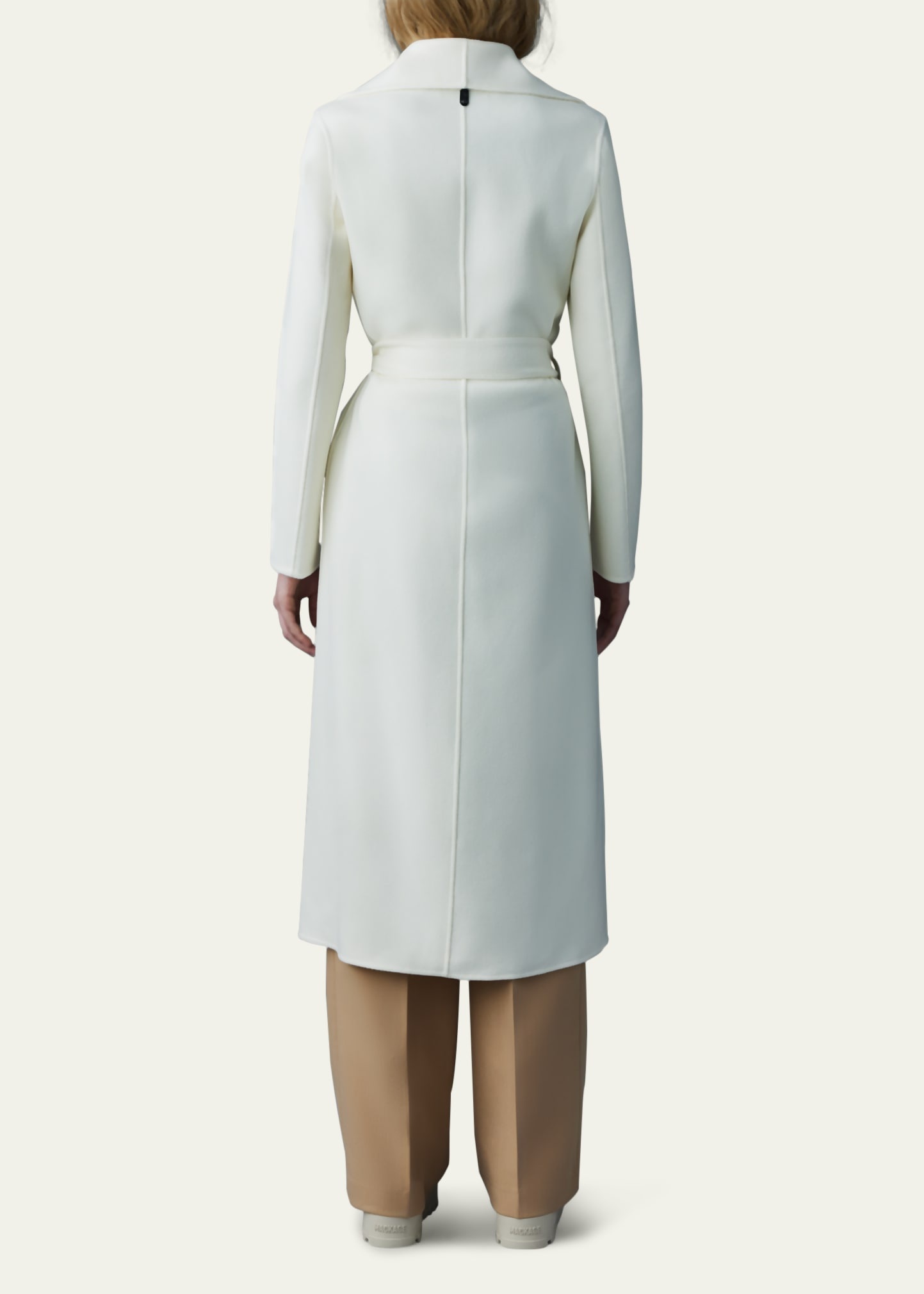 Mai Wool Belted Wrap Coat - 3