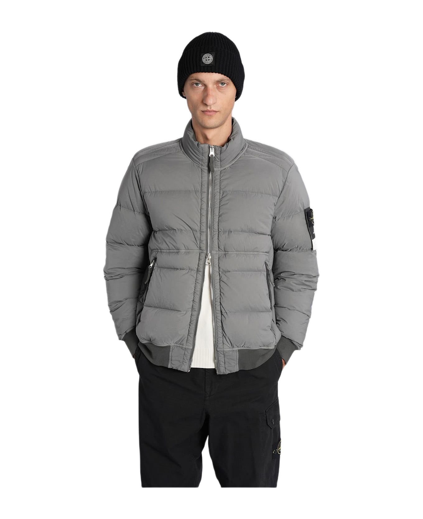 Puffer In Grey Polyamide - 1