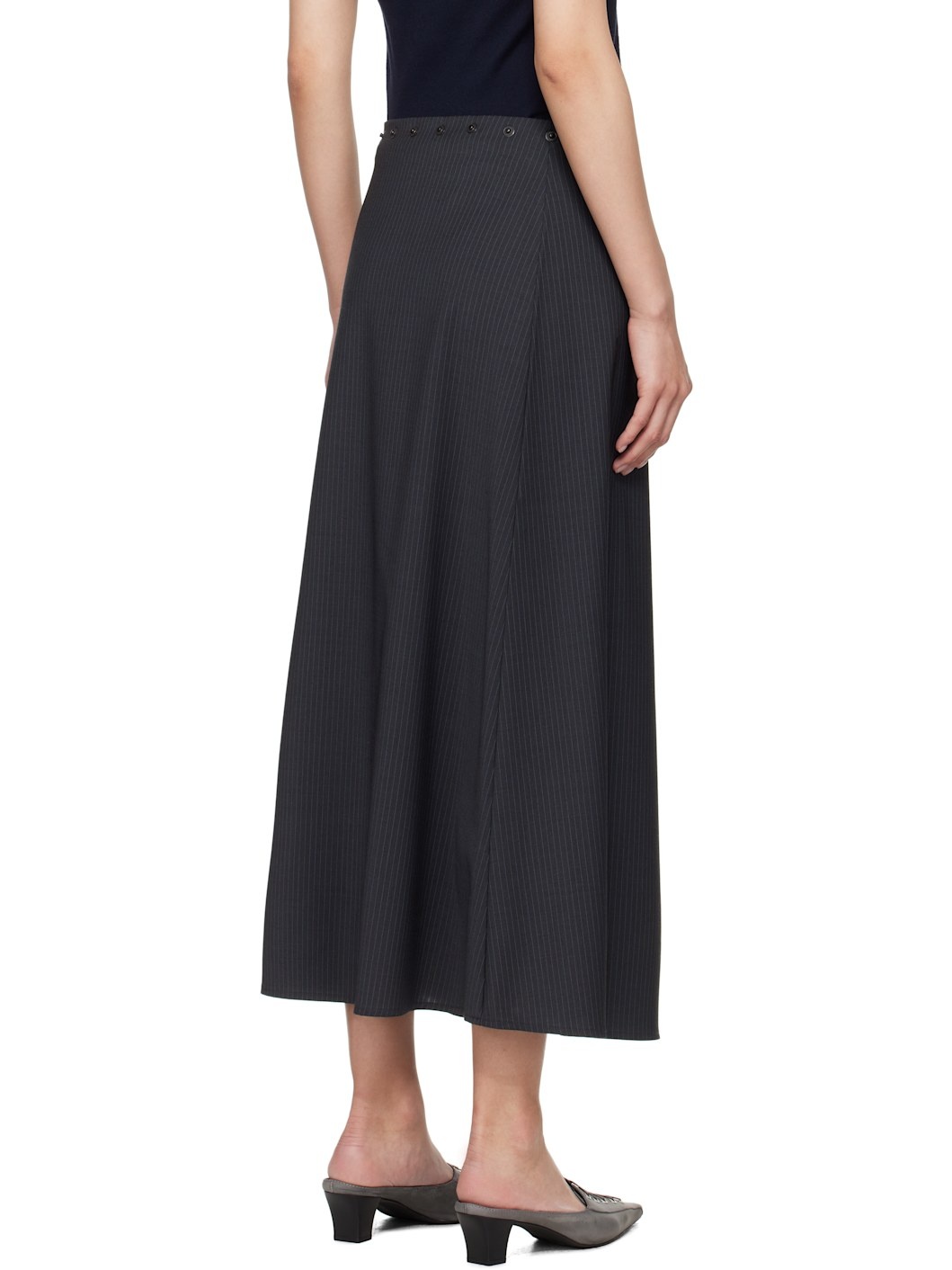 Gray Boni Maxi Skirt - 3