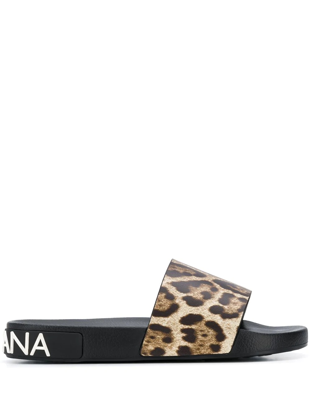 leopard print slides - 1