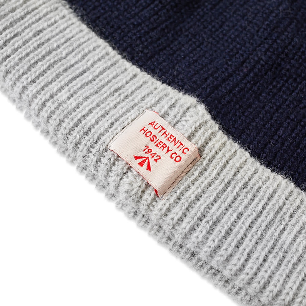 Nigel Cabourn Stripe Pom Pom Beanie - 2