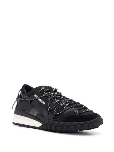 DSQUARED2 logo low-top sneakers outlook