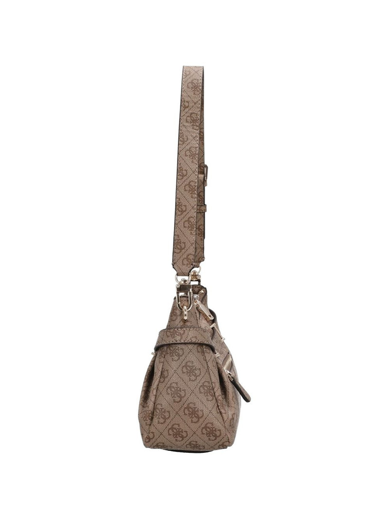 Yesba logo-pattern padlock-detail shoulder bag 5