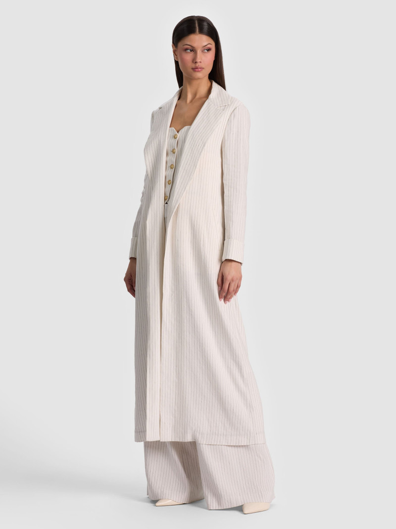 SHELIA LINEN MAXI BLAZER 3