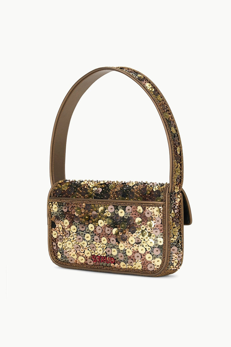 STAUD TOMMY BEADED BAG GILDED SEQUINS 3