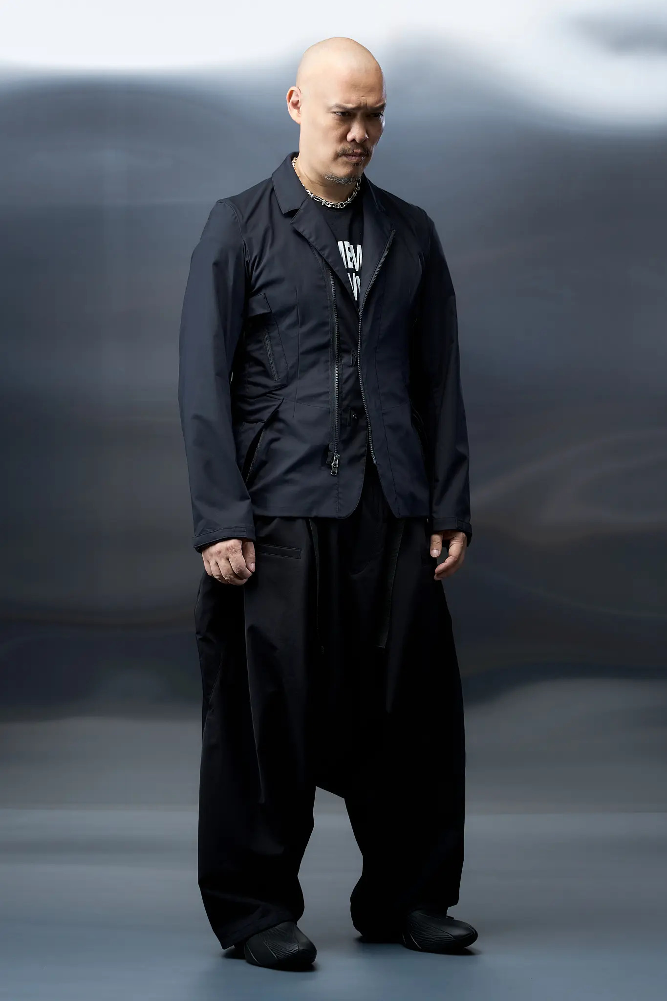 J29-CH Micro Twill Blazer Black - 30