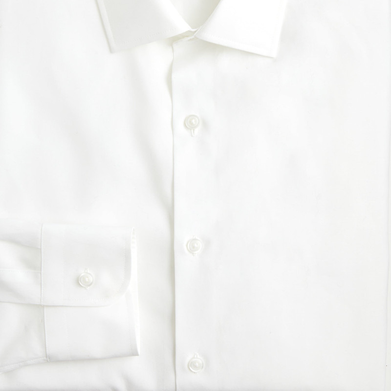 Ludlow Premium fine cotton dress shirt with spread collar 7