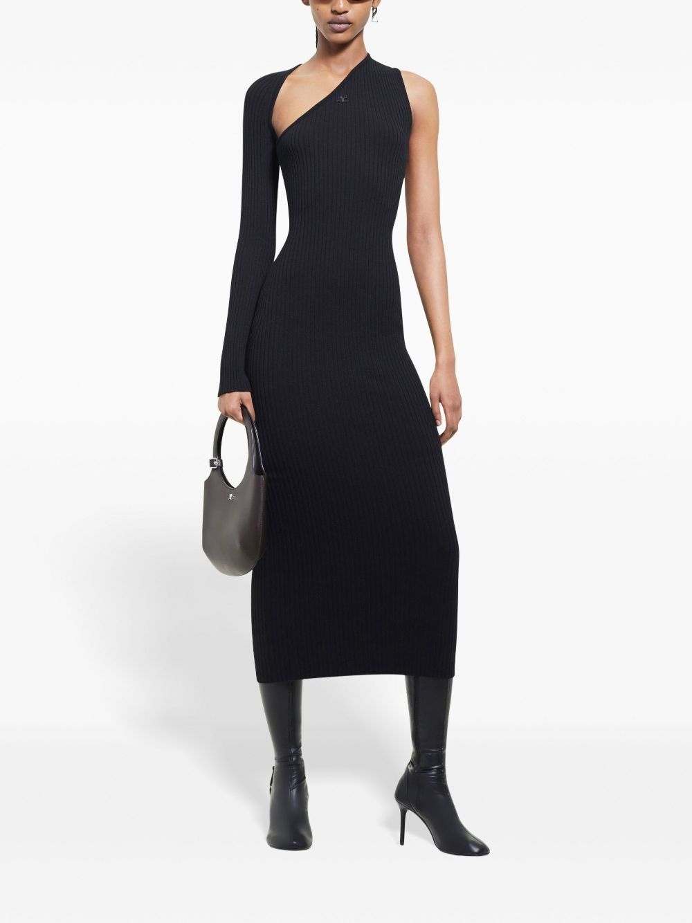 ribbed-knit maxi dress - 2