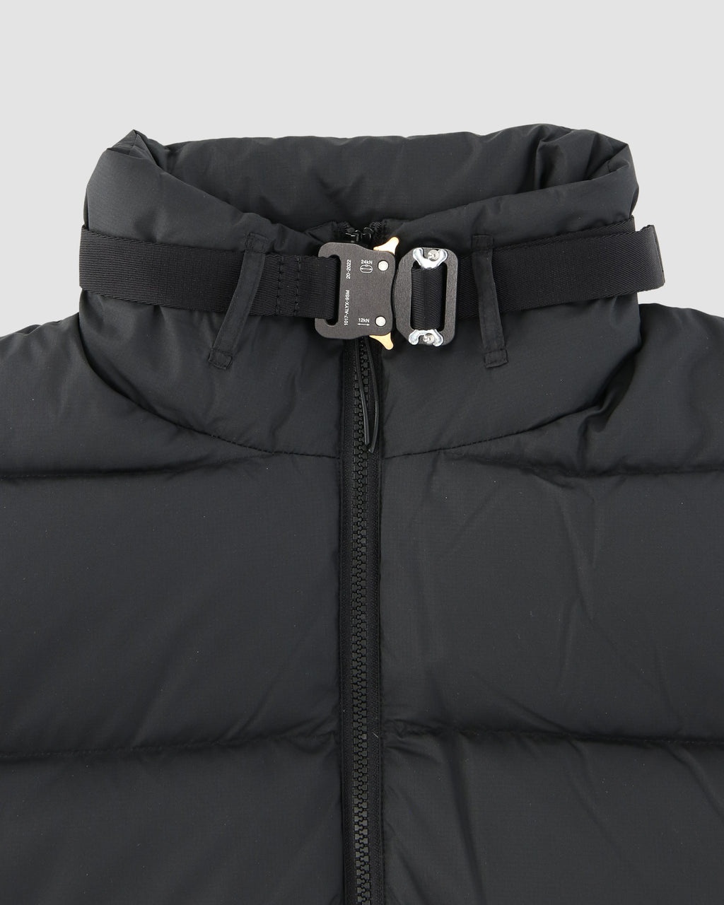 NYLON PUFFER WITH SILVER SIGNATURE BUCKLE - 3