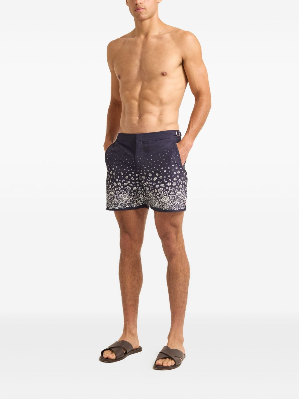 floral-print swim shorts - 2